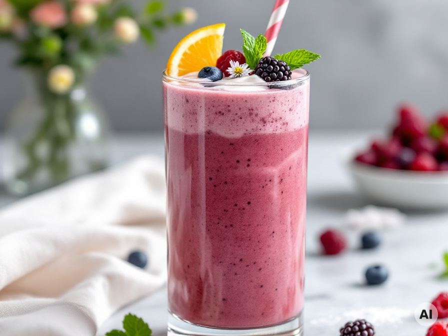 Rote Bete Himbeer Smoothie Rezept