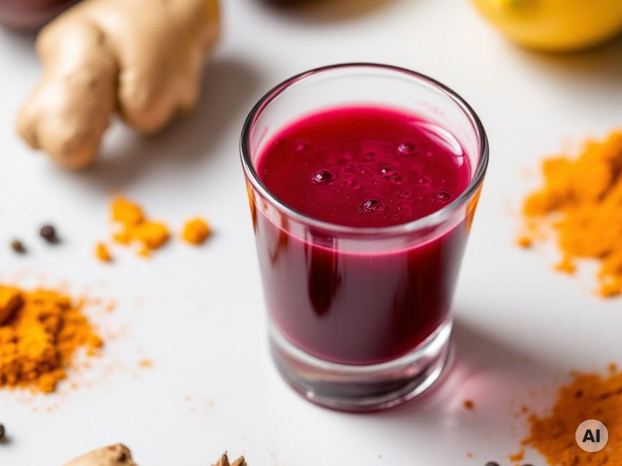 Rote Bete Smoothie mit Ingwer – Rezept
