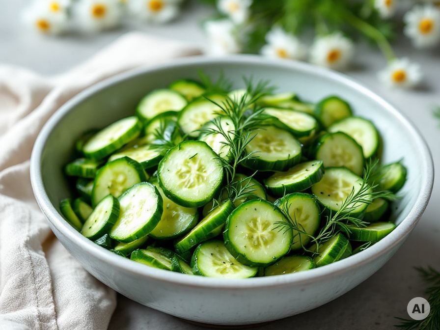Scharfer Gurkensalat – Foodtrend Rezept
