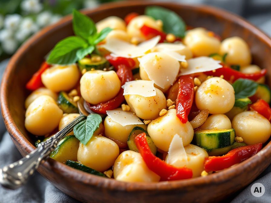 Schneller Gnocchi-Salat mit Pesto Rezept