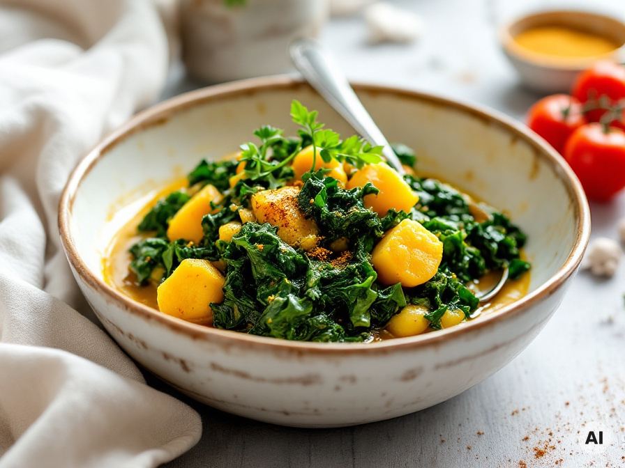 Schnelles Grünkohl-Curry Rezept