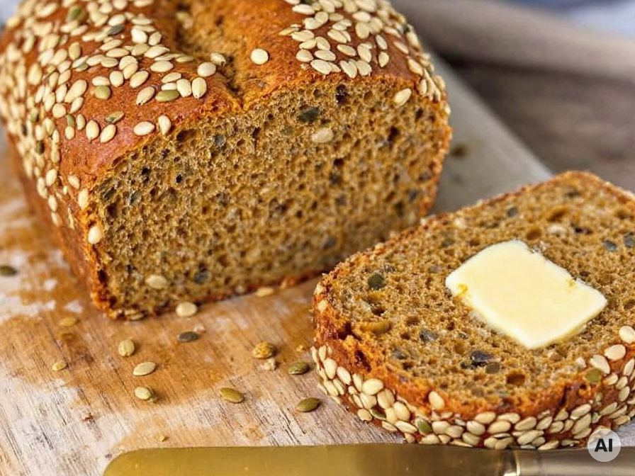 Schnelles Low-Carb Fitnessbrot Rezept