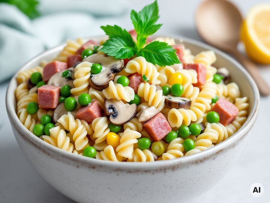 Schnelles und Bestes Nudelsalat Rezept