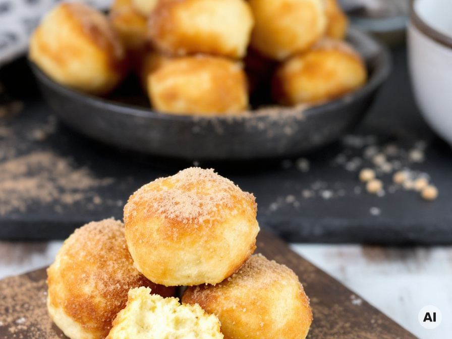 Selbstgemachte Quarkbällchen wie vom Bäcker Rezept