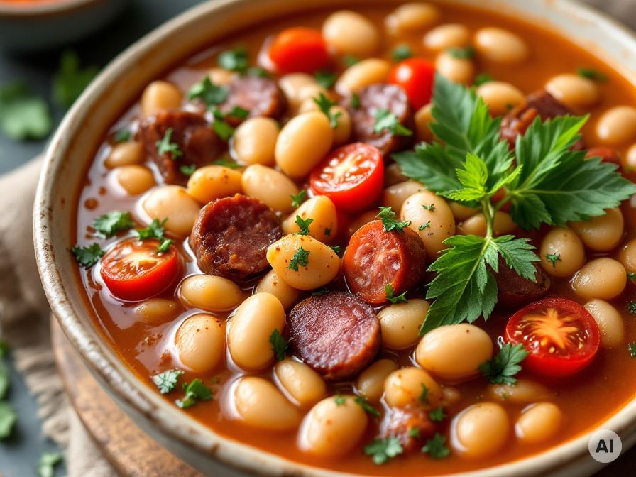 Serbisches Bohnensuppen Rezept