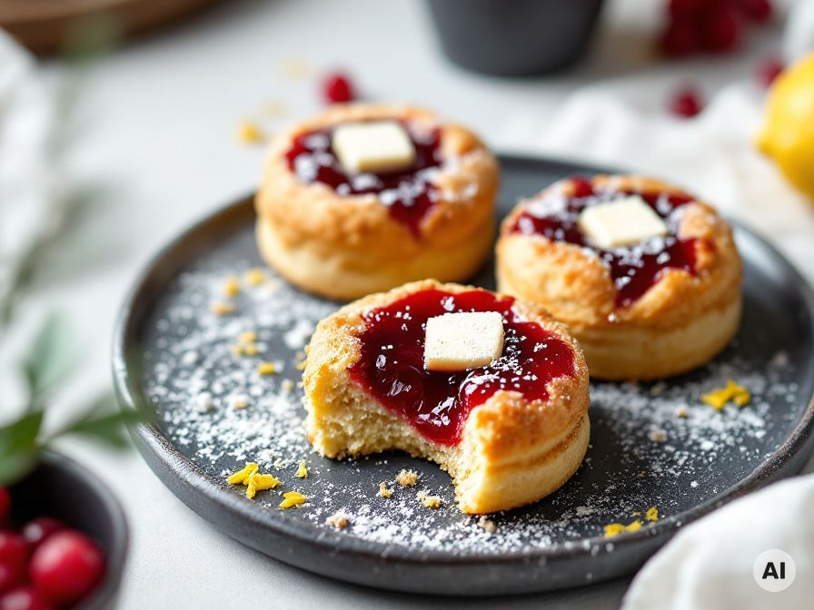 Streuseltaler mit Frucht Rezept