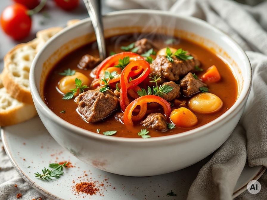 Ungarische Gulaschsuppe – Rezept