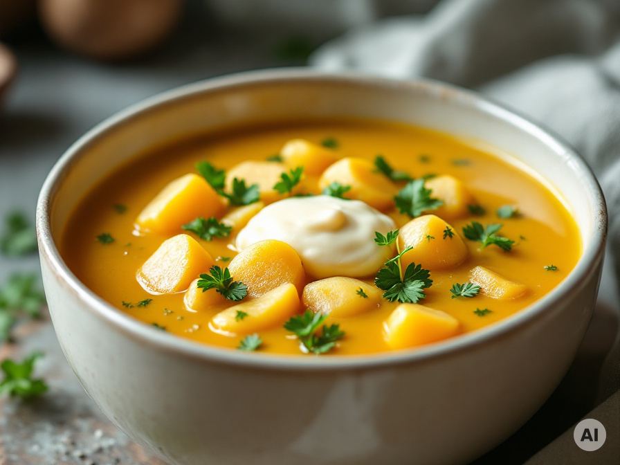 Vegetarische Klassische Kartoffelsuppe Rezept