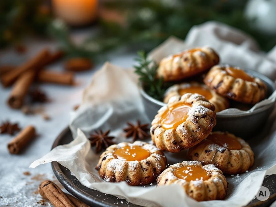 Weihnachtliche Schoko Cookies Keks Rezept