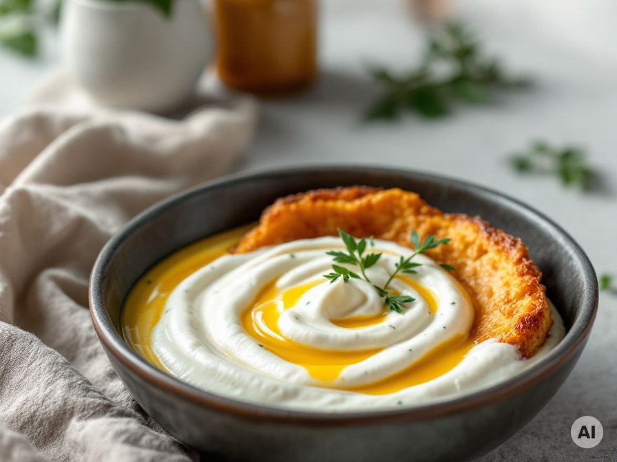 Zitronen Honig Joghurt mit Topping – Rezept