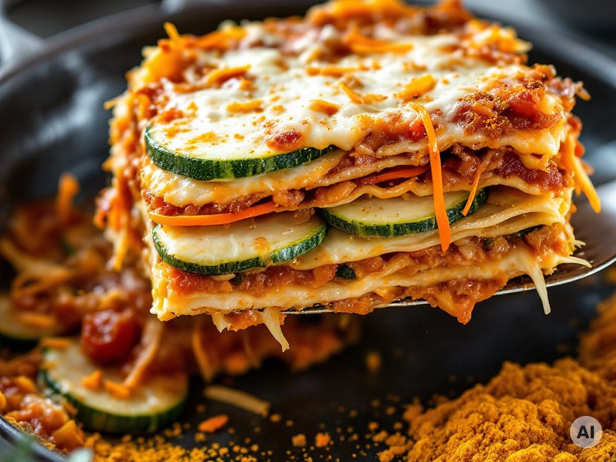 Zucchini Käse Lasagne Rezept