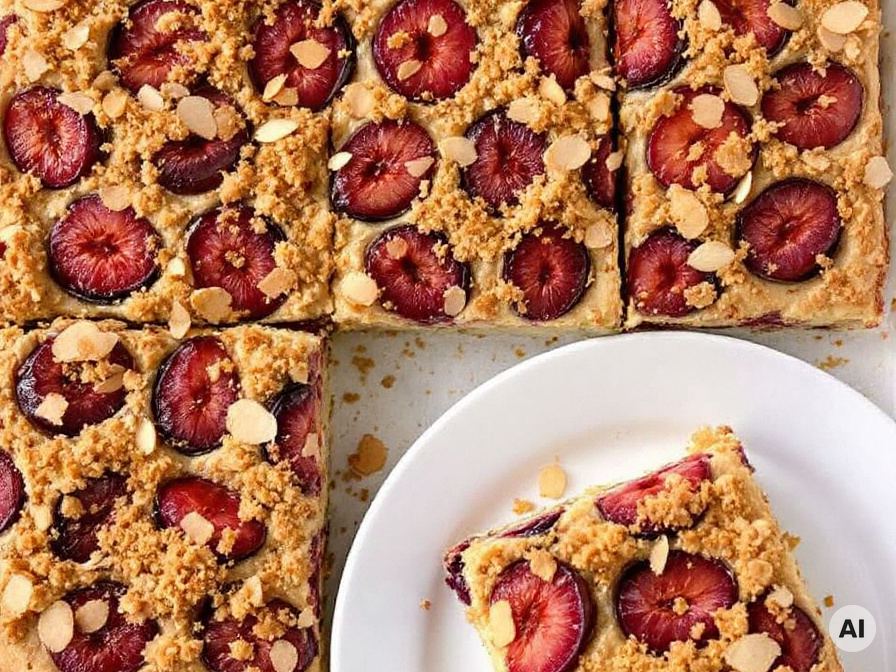 Zwetschgen Pflaumen Kuchen mit Streuseln Rezept