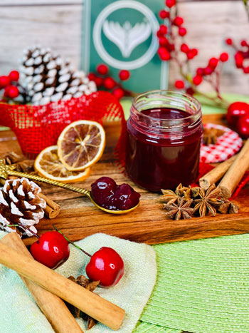 beste-fruchtige-Glühweinmarmelade-mit-kirschen-rezept-2