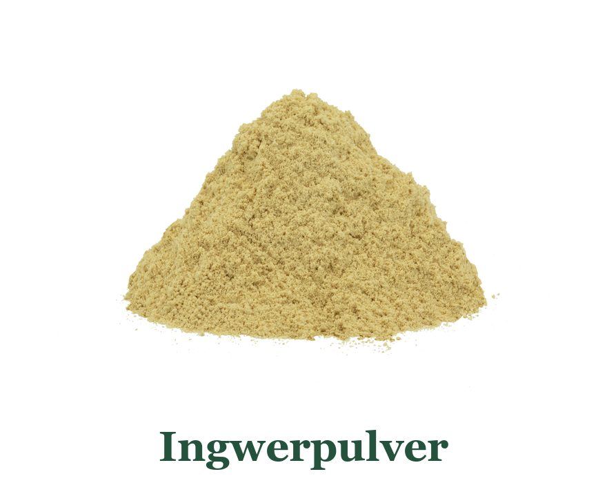 Ingwerpulver: gemahlene getrocknete Ingwerwurzel