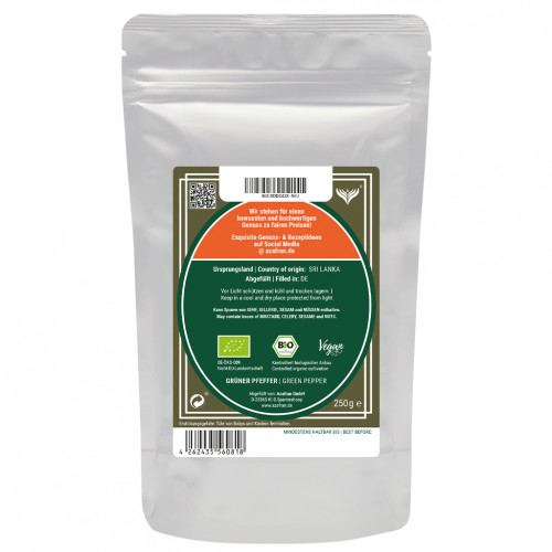 Grüner BIO-Pfeffer (500 Gramm)
