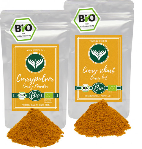 BIO Currypulver Set mild+scharf (à 250 g)