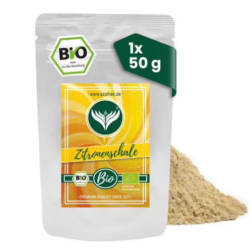 BIO Zitronenschale 50g