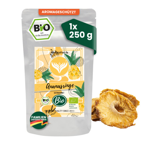 BIO Ananasscheiben 250g