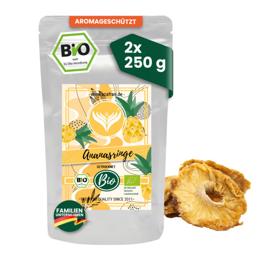 BIO Ananasscheiben 500g