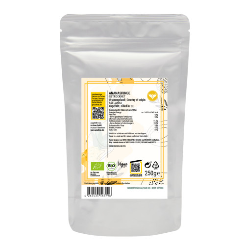 BIO Ananasscheiben 1kg