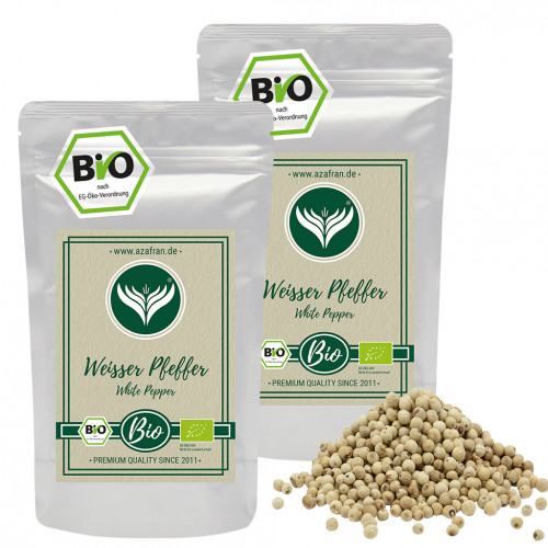 Weißer BIO-Pfeffer (500 Gramm)