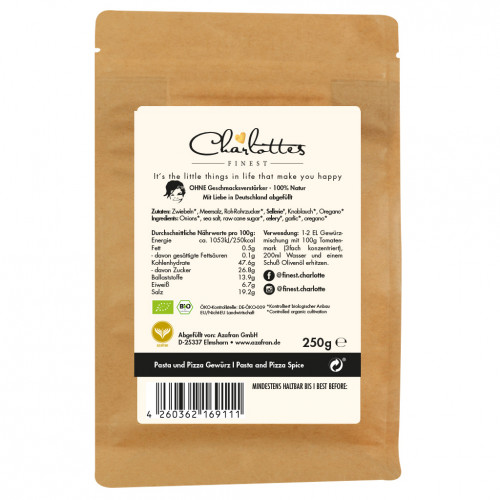 CF BIO Pizza und Pasta Gewürz 250g