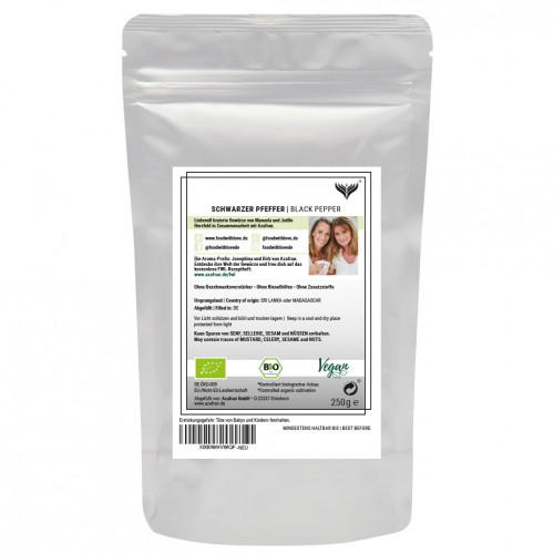 FWL Schwarzer BIO-Pfeffer 250g