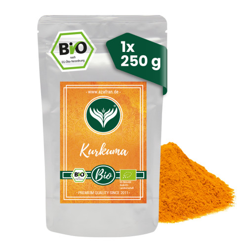 BIO-Kurkumapulver 250 Gramm