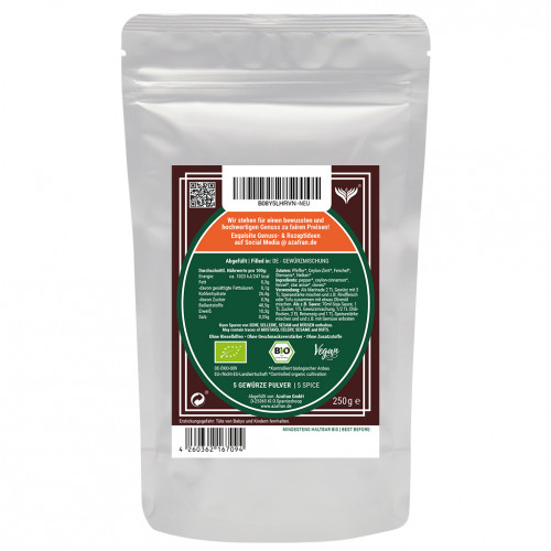 BIO 5 Gewürze Pulver (500g)