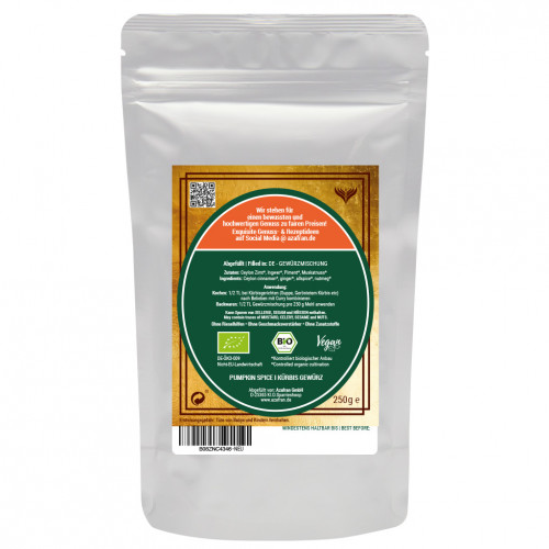 BIO Kürbis und Shakegewürz (500g)