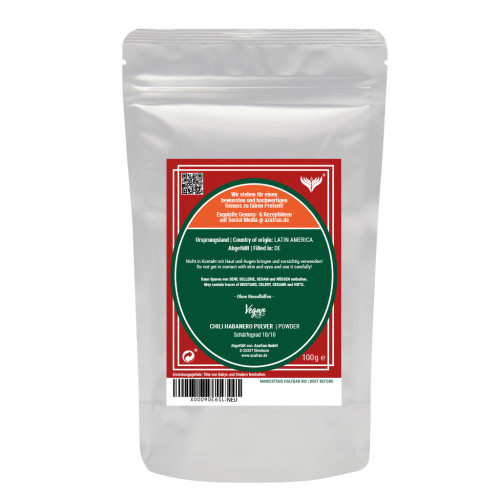 Habanero Chilipulver 200 Gramm