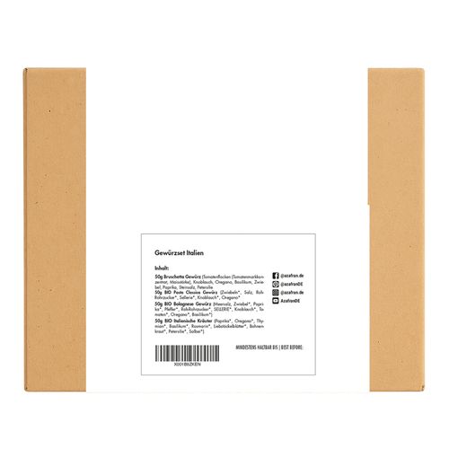 Italienische Gewürze (Geschenkbox)