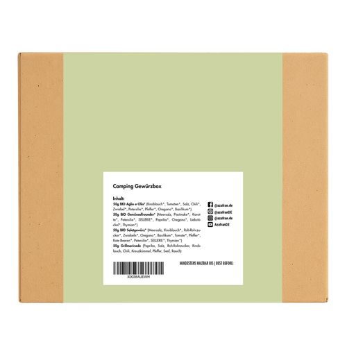 Camping - Gewürze (Geschenkbox)