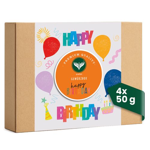 Happy Birthday - Gewürze (Geschenkbox)