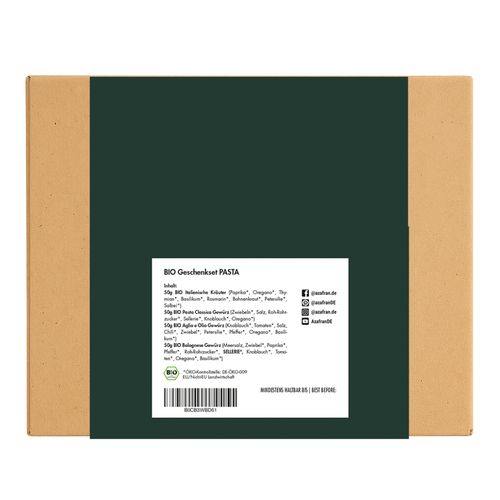 BIO Pasta - Gewürze (Geschenkbox)
