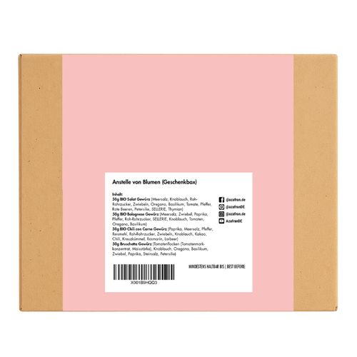 Anstelle von Blumen (Geschenkbox)