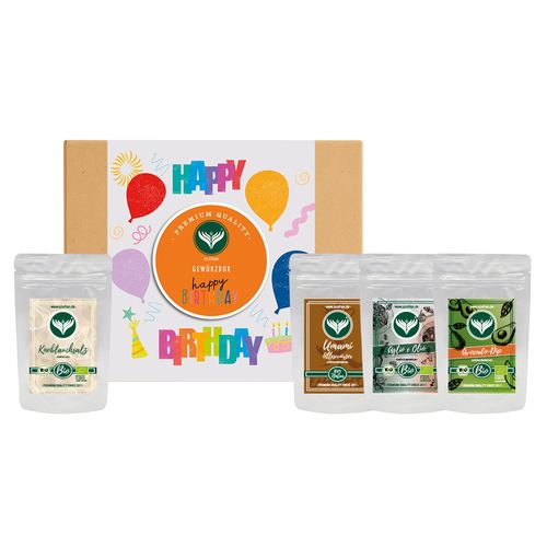 Happy Birthday - Gewürze (Geschenkbox)