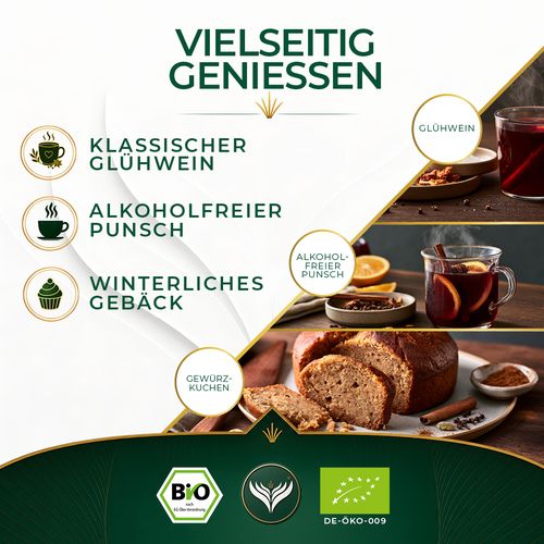 BIO-Glühwein- u. Punschgewürz (250g)