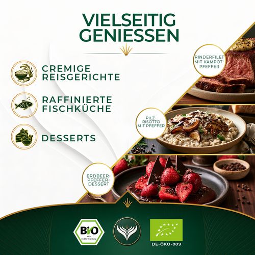 BIO Schwarzer Kampot (100g)