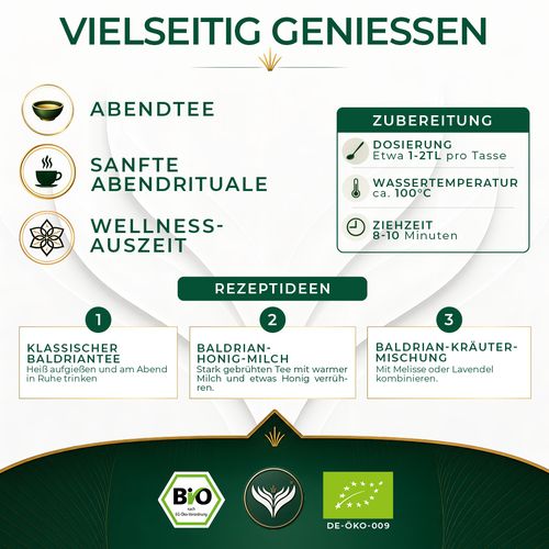 BIO Baldrianwurzel (1kg)