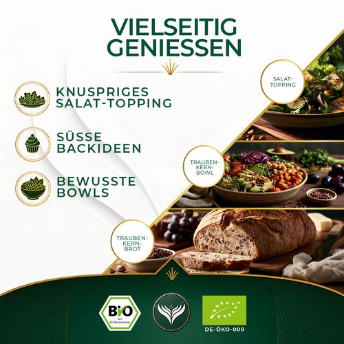 BIO Traubenkerne (1kg)