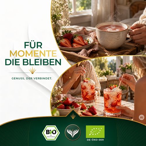 BIO Erdbeer-Sahne Tee (1kg)