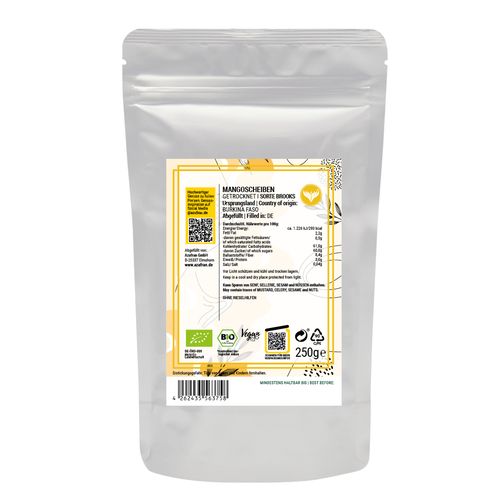 BIO Mangoscheiben getrocknet 250g