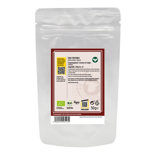 BIO Paprika mild (spanisch) 50 Gramm