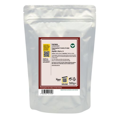 Paprika (geräuchert) 500 Gramm