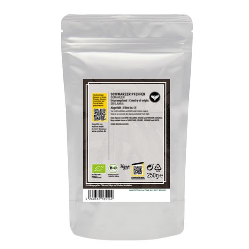 Schwarzer BIO-Pfeffer gemahlen (250g)
