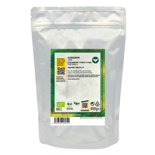 BIO-Kardamom ganz (400 Gramm)