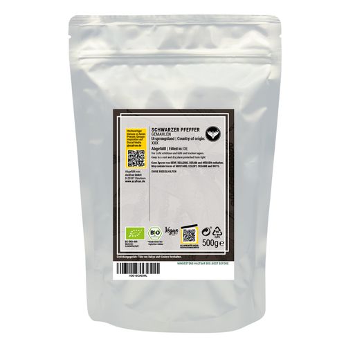 Schwarzer BIO-Pfeffer gemahlen (500g)