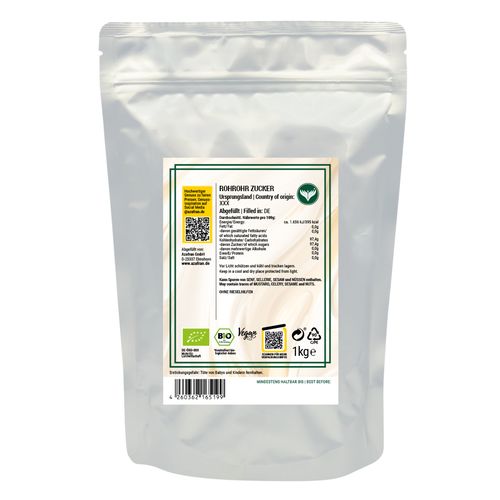 BIO-Rohrohrzucker 1kg