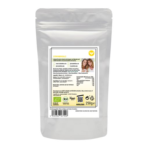 BIO Zitronensalz (250 Gramm)